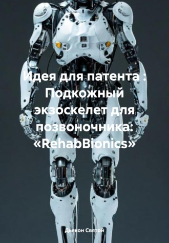 Обложка книги «Идея для патента : Подкожный экзоскелет для позвоночника: «RehabBionics»»