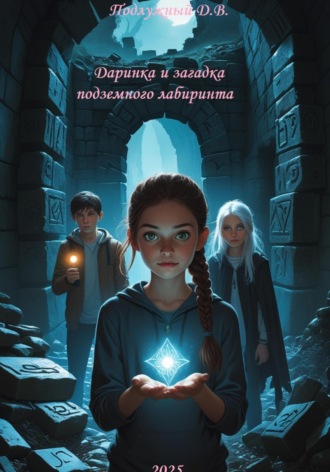 Обложка книги «Даринка и загадка подземного лабиринта»
