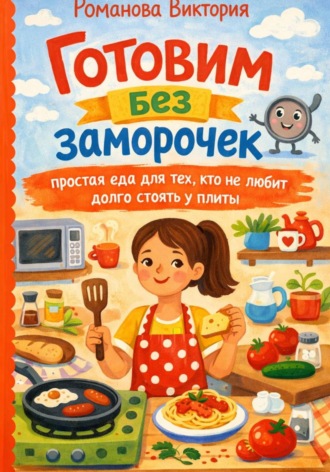 Обложка книги «Готовим без заморочек: простая еда для тех, кто не любит долго стоять у плиты»
