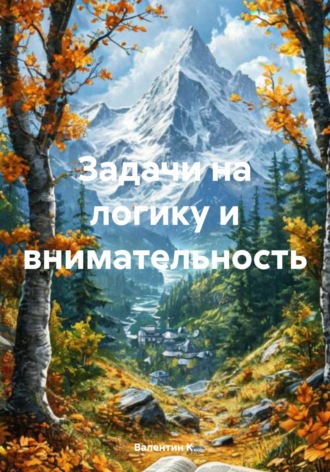 Обложка книги «Задачи на логику и внимательность»