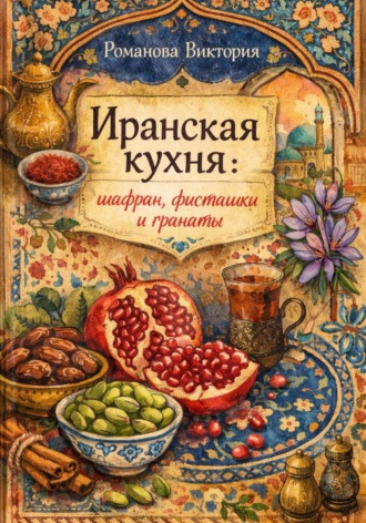 Обложка книги «Иранская кухня: шафран, фисташки и гранаты»