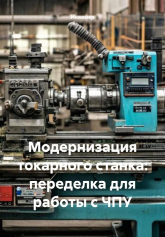 Обложка книги «Модернизация токарного станка: переделка для работы с ЧПУ»