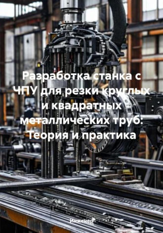 Обложка книги «Разработка станка с ЧПУ для резки круглых и квадратных металлических труб: Теория и практика»