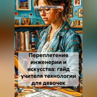 Обложка книги «Переплетение инженерии и искусства: гайд учителя технологии для девочек»