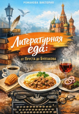 Обложка книги «Литературная еда: от Пруста до Булгакова»