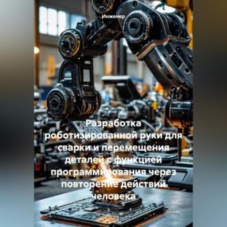 Обложка книги «Разработка роботизированной руки для сварки и перемещения деталей с функцией программирования через повторение действий человека»