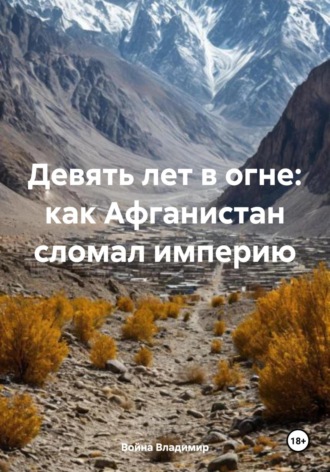 Обложка книги «Девять лет в огне: как Афганистан сломал империю»
