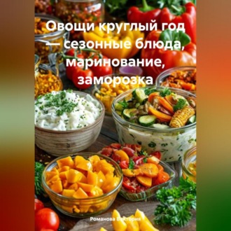 Обложка книги «Овощи круглый год – сезонные блюда, маринование, заморозка»