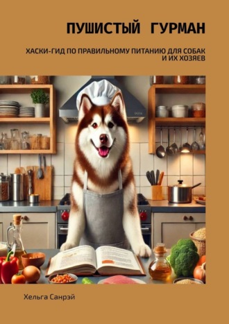 Обложка книги «Пушистый гурман. Хаски-гид по правильному питанию для собак и их хозяев»