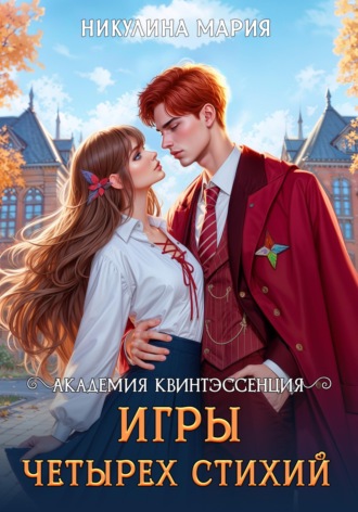 Обложка книги «Академия Квинтэссенция. Игры четырех стихий»
