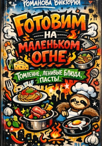 Обложка книги «Готовим на маленьком огне — томление, ленивые блюда, пасты»