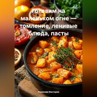 Обложка книги «Готовим на маленьком огне – томление, ленивые блюда, пасты»