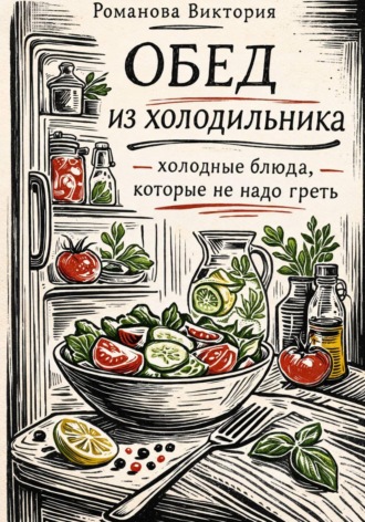 Обложка книги «Обед из холодильника — холодные блюда, которые не надо греть»