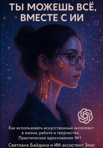 Обложка книги «Ты можешь всё, вместе с ИИ»