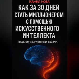 Обложка книги «Как за 30 дней стать миллионером с помощью искусственного интеллекта. И да, эту книгу написал сам ИИ»