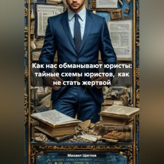 Обложка книги «Как нас обманывают юристы: тайные схемы юристов, как не стать жертвой.»