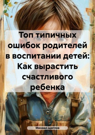 Обложка книги «Топ типичных ошибок родителей в воспитании детей: Как вырастить счастливого ребенка»