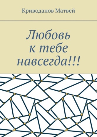 Обложка книги «Любовь к тебе навсегда!!!»