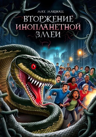 Обложка книги «Вторжение инопланетной змеи»