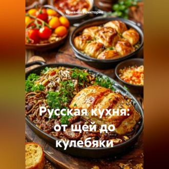 Обложка книги «Русская кухня: от щей до кулебяки»