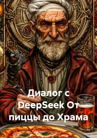 Обложка книги «Диалог с DeepSeek От пиццы до Храма»