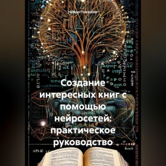 Обложка книги «Создание интересных книг с помощью нейросетей: практическое руководство»