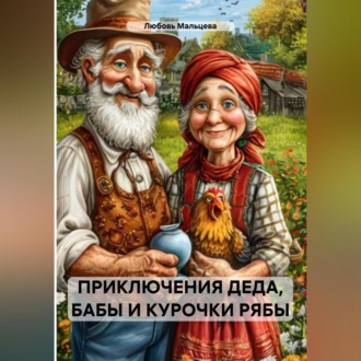 Обложка книги «Приключения Деда, Бабы и курочки Рябы»