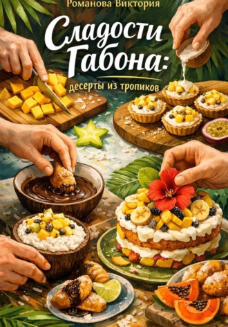Обложка книги «Сладости Габона: десерты из тропиков»