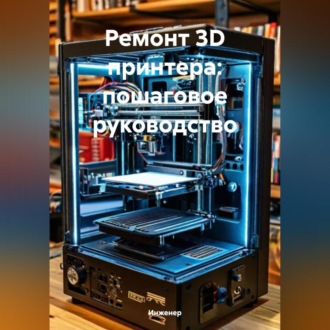 Обложка книги «Ремонт 3D принтера: пошаговое руководство»