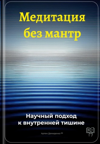 Обложка книги «Медитация без мантр: Научный подход к внутренней тишине»