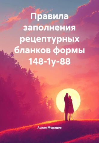 Обложка книги «Правила заполнения рецептурных бланков формы 148-1у-88»