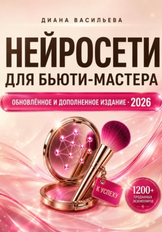 Обложка книги «Нейросети для бьюти-мастера»