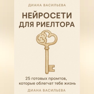 Обложка книги «Нейросети для риелтора: 25 готовых промтов, которые облегчат тебе жизнь»