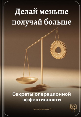 Обложка книги «Делай меньше получай больше: Секреты операционной эффективности»