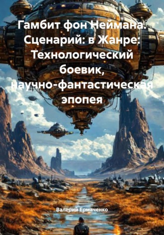 Обложка книги «Гамбит фон Неймана. Сценарий: в Жанре: Технологический боевик, научно-фантастическая эпопея»