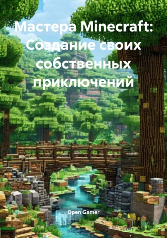 Обложка книги «Мастера Minecraft: Создание своих собственных приключений»