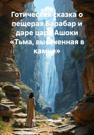 Обложка книги «Готическая сказка о пещерах Барабар и даре царя Ашоки «Тьма, высеченная в камне»»