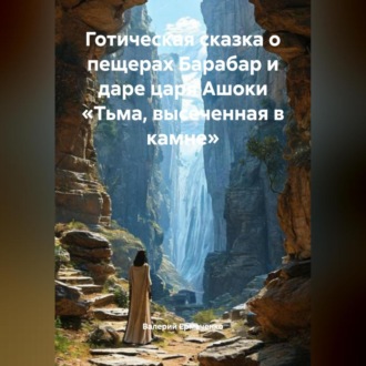 Обложка книги «Готическая сказка о пещерах Барабар и даре царя Ашоки «Тьма, высеченная в камне»»