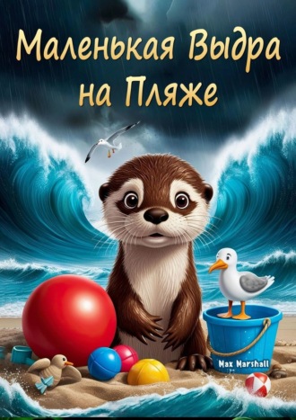 Обложка книги «Маленькая выдра на пляже»