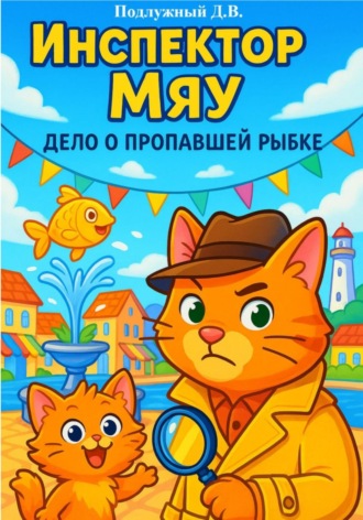 Обложка книги «Инспектор Мяу. Дело о пропавшей рыбке»