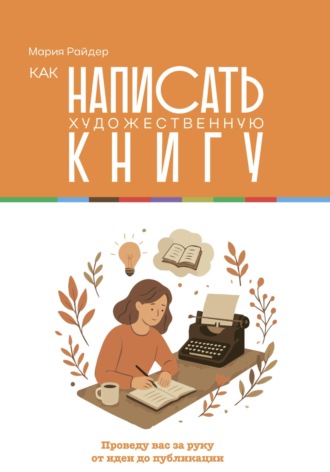 Обложка книги «Как написать художественную книгу. Проведу вас за руку от идеи до публикации»