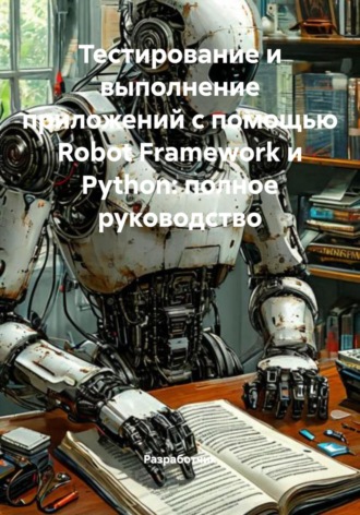 Обложка книги «Тестирование и выполнение приложений с помощью Robot Framework и Python: полное руководство»