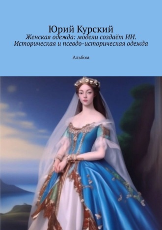 Обложка книги «Женская одежда: модели создаёт ИИ. Историческая и псевдо-историческая одежда. Альбом»