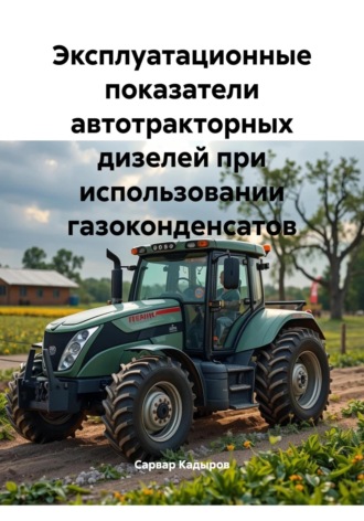 Обложка книги «Эксплуатационные показатели автотракторных дизелей при использовании газоконденсатов»