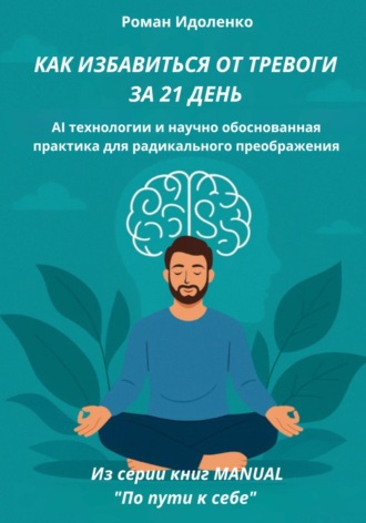 Обложка книги «Как избавиться от тревоги за 21 день»