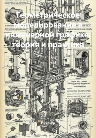 Обложка книги «Геометрическое моделирование в инженерной графике: теория и практика»