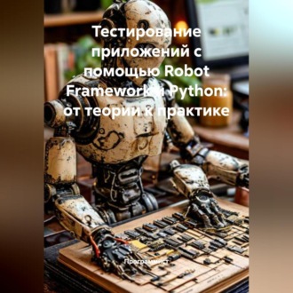 Обложка книги «Тестирование приложений с помощью Robot Framework и Python: от теории к практике»