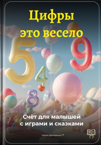 Обложка книги «Цифры – это весело: Счёт для малышей с играми и сказками»
