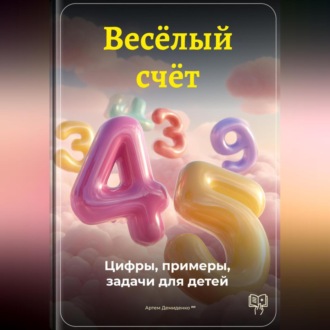 Обложка книги «Весёлый счёт: Цифры, примеры, задачи для детей»