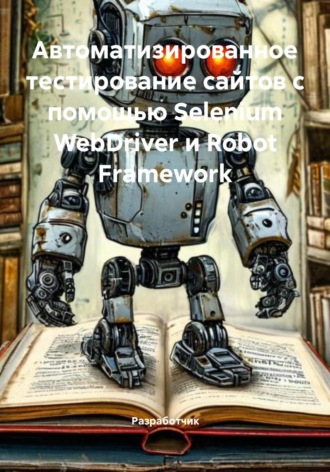 Обложка книги «Автоматизированное тестирование сайтов с помощью Selenium WebDriver и Robot Framework»